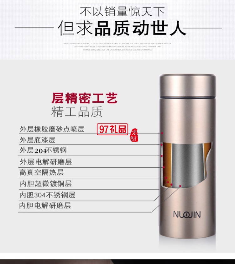 新款小容量304不銹鋼保溫杯精品禮品杯車(chē)載商務(wù)辦公杯 可定制LOGO