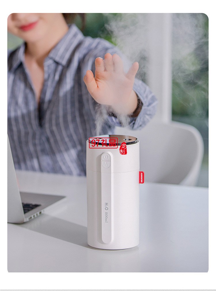 dolby定制智能小加濕器 雙噴大霧量智能顯屏手感應調節噴霧風扇